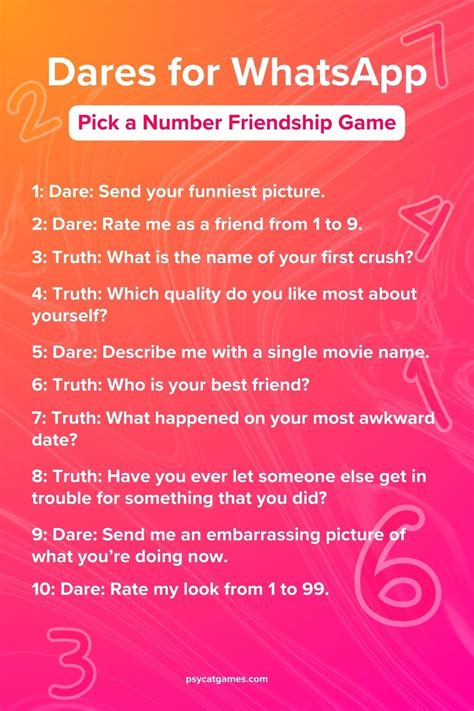 169+ Wild and Challenging Dares To Play in WhatsApp.